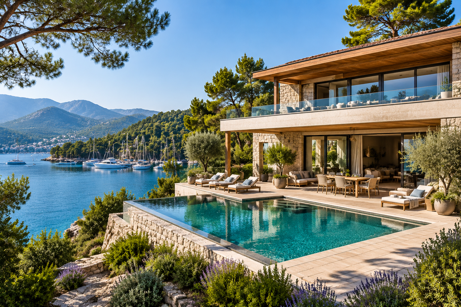 Atmosfera marina e villa di lusso in Sardegna